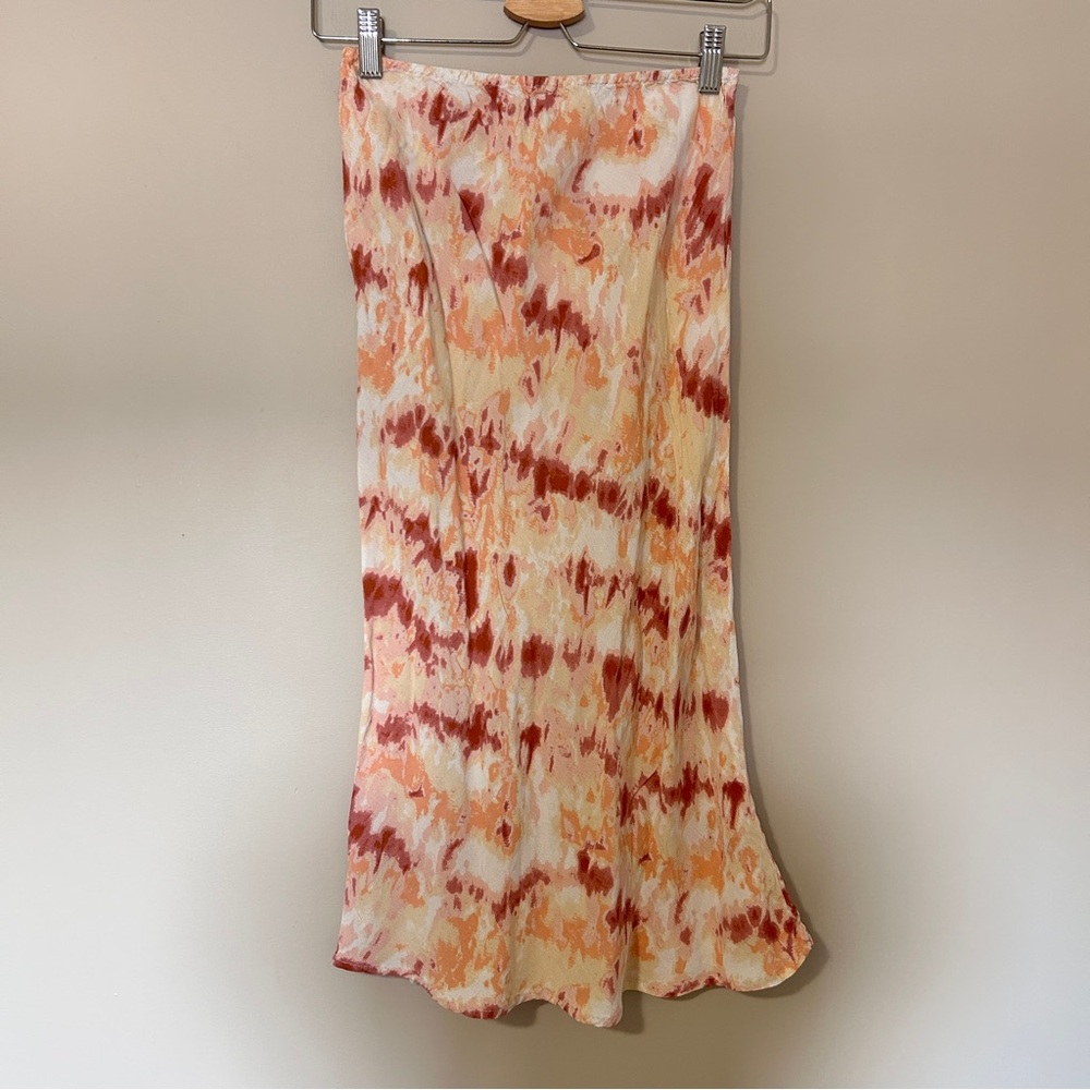 Amuse Society Print Midi Skirt. - Picture 4 of 8